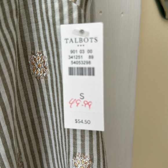 Talbots sleeveless summer top - Picture 4 of 4